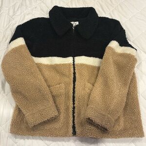 Large Hollister Teddy Bear Jacket